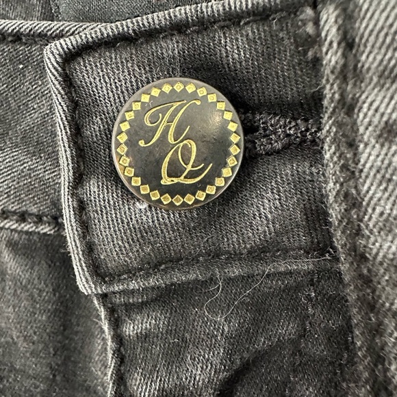 DC Comics Suicide Squad Harley Quinn Black Skinny Jeans Hot Topic Size 1 - Picture 6 of 14